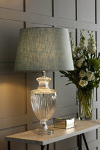 Base Lampada da Tavolo Grande in Cristallo Tagliato Laura Ashley Meredith