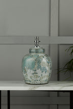 Lampada da Tavolo in Ceramica Laura Ashley Elizabeth con Base a Stampa di Uccelli