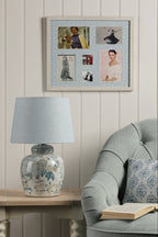 Lampada da Tavolo in Ceramica Laura Ashley Elizabeth con Base a Stampa di Uccelli
