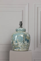 Lampada da Tavolo in Ceramica Laura Ashley Elizabeth con Base a Stampa di Uccelli