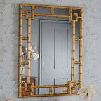 Specchio rettangolare effetto bambù Laura Ashley Shawford