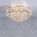 Laura Ashley Vienna 3 Luci Flush Cristallo e Cromo Lucido