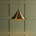 Laura Ashley Rufus Sospensione Singola Ottone Antico