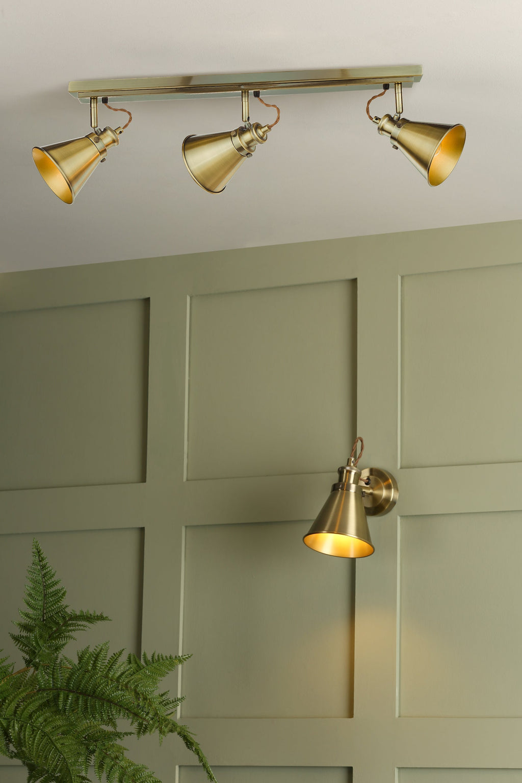 Laura Ashley Rufus 3lt Spotlight Bar Ottone Antico