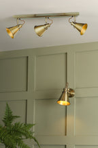 Laura Ashley Rufus 3lt Spotlight Bar Ottone Antico