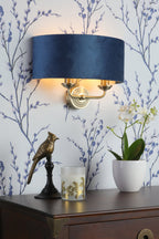 Applique Laura Ashley Sorrento Ottone Antico & Velluto Blu