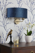 Applique Laura Ashley Sorrento Ottone Antico & Velluto Blu