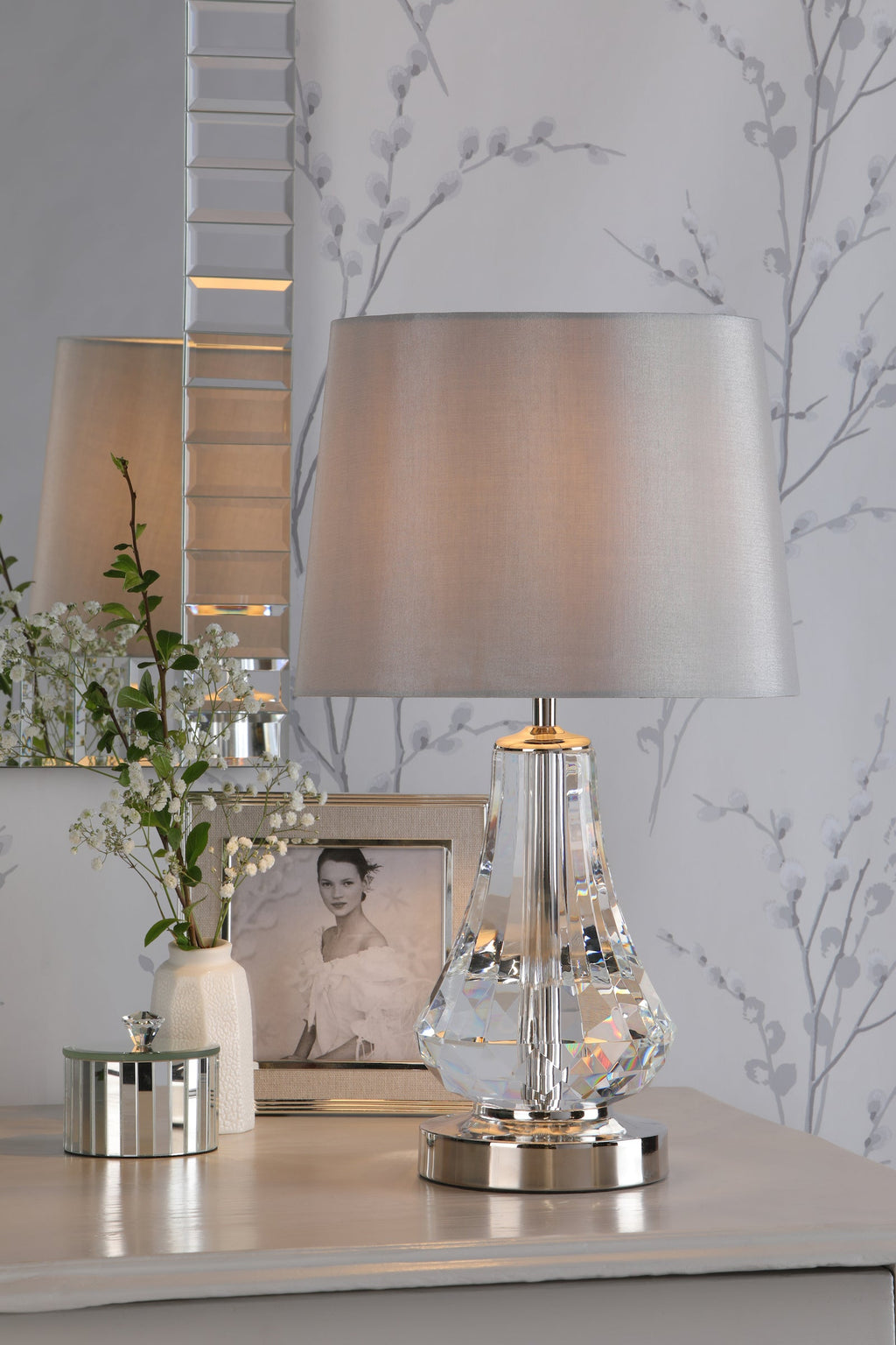 Lampada da tavolo Laura Ashley Humby Touch con paralume