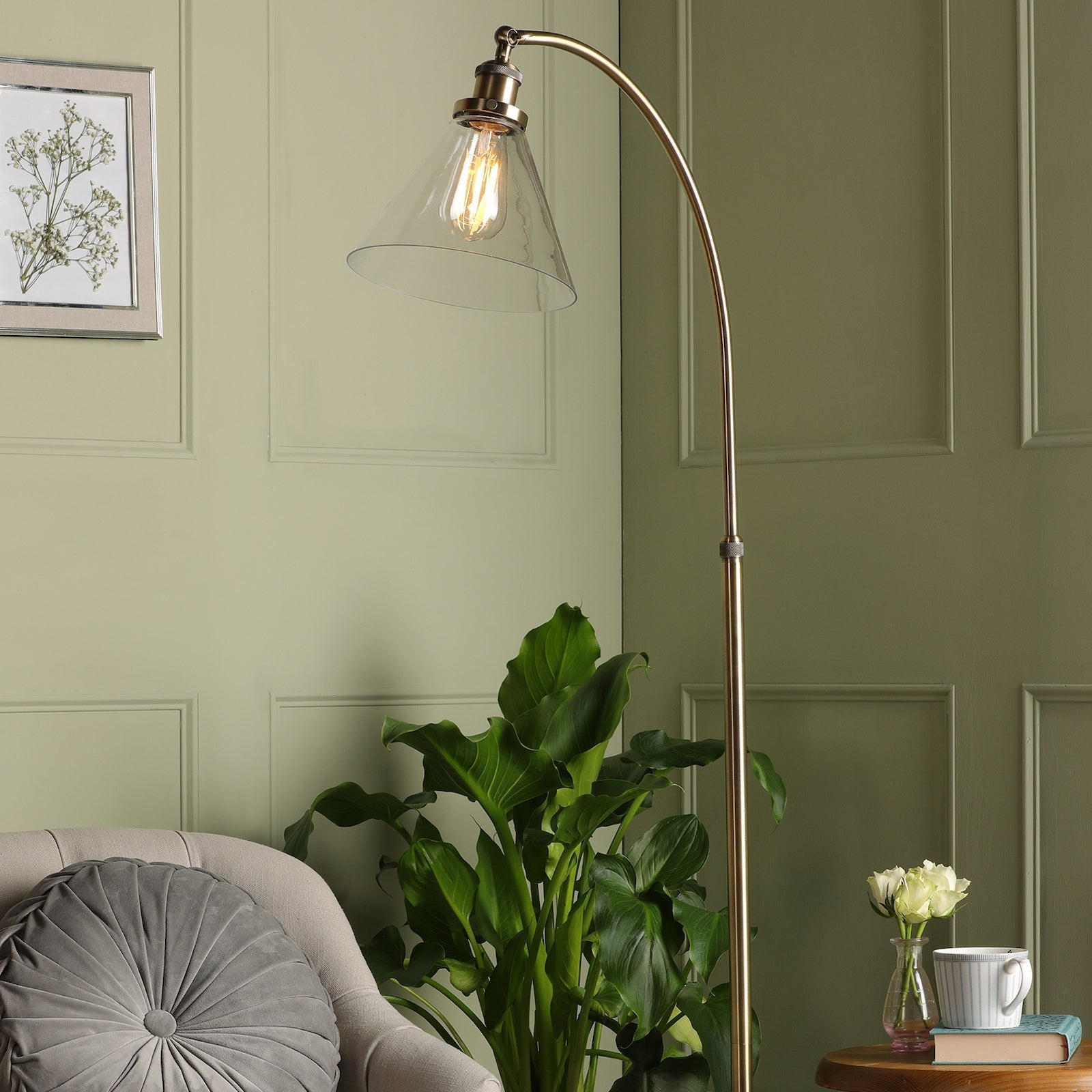 Lampada da Terra Laura Ashley Isaac Ottone Antico