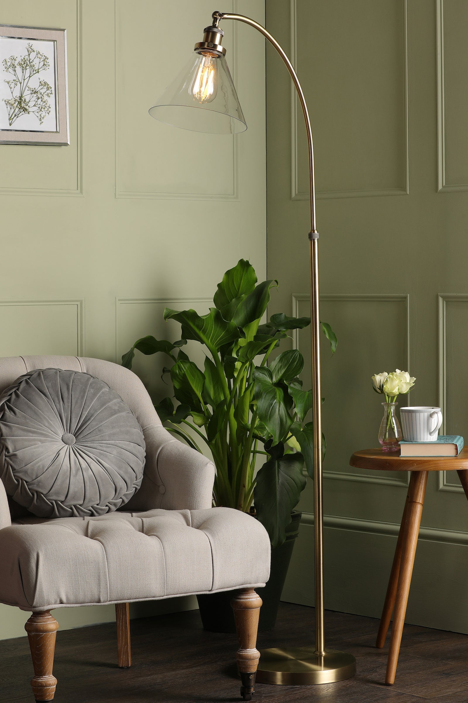 Lampada da Terra Laura Ashley Isaac Ottone Antico