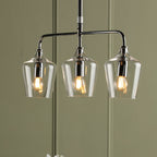 Laura Ashley Ockley 3 Luci Bar Pendant Cromo Lucido