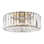 Laura Ashley Fernhurst Flush 3 Luci in Cristallo e Ottone Antico