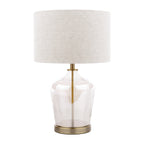 Lampada da Tavolo Touch Laura Ashley Ockley Ottone Antico con Paralume