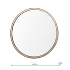 Specchio Laura Ashley Harrington Rotondo Ottone Antico e Specchio 60cm