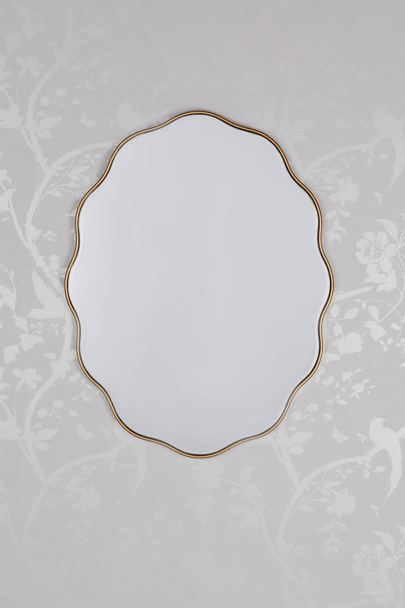 Specchio Laura Ashley Medora Oro Opaco 71 X 55cm