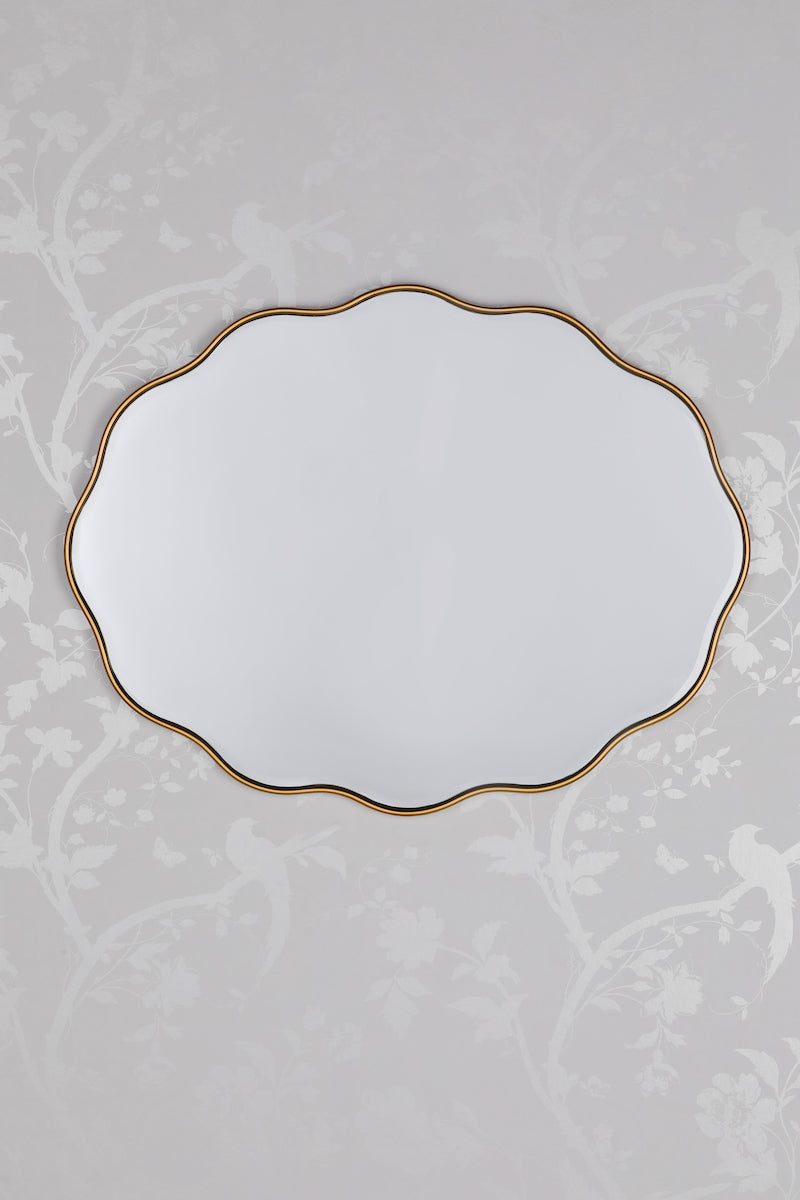 Specchio Laura Ashley Medora Oro Opaco 71 X 55cm