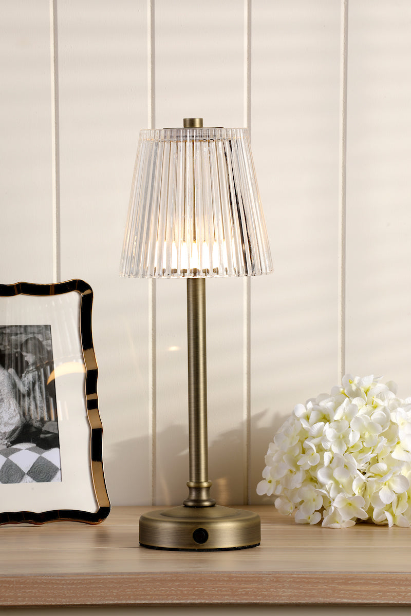 Lampada da Tavolo Touch Ricaricabile LED Laura Ashley Callaghan