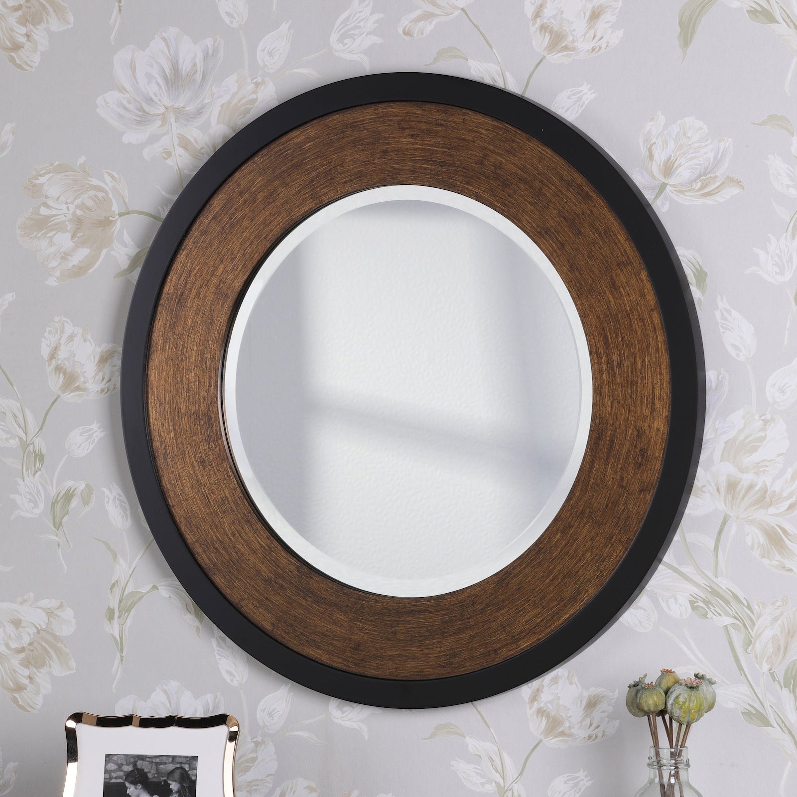 Specchio Laura Ashley Cara Bronzo Mottled 60cm