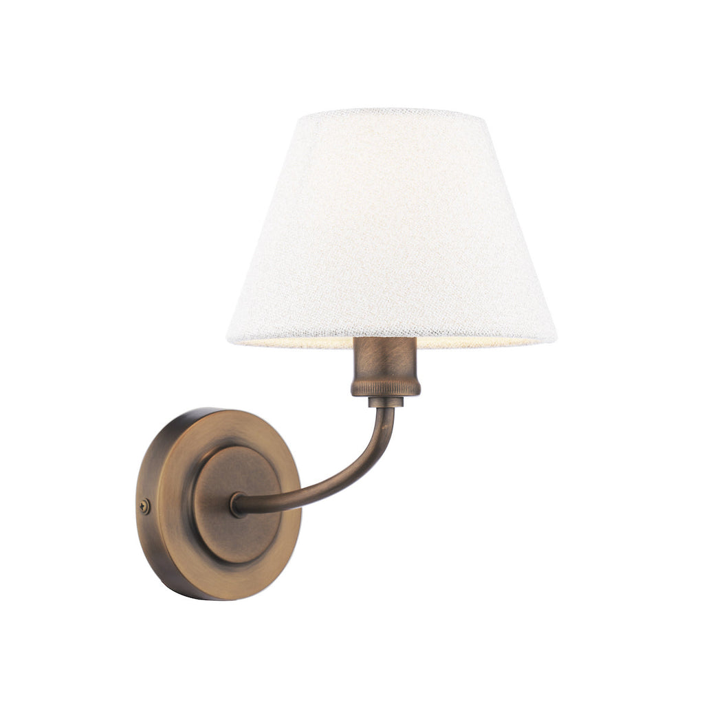 Applique Laura Ashley Denston in Bronzo Antico con Paralume