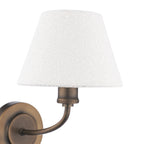 Applique Laura Ashley Denston in Bronzo Antico con Paralume