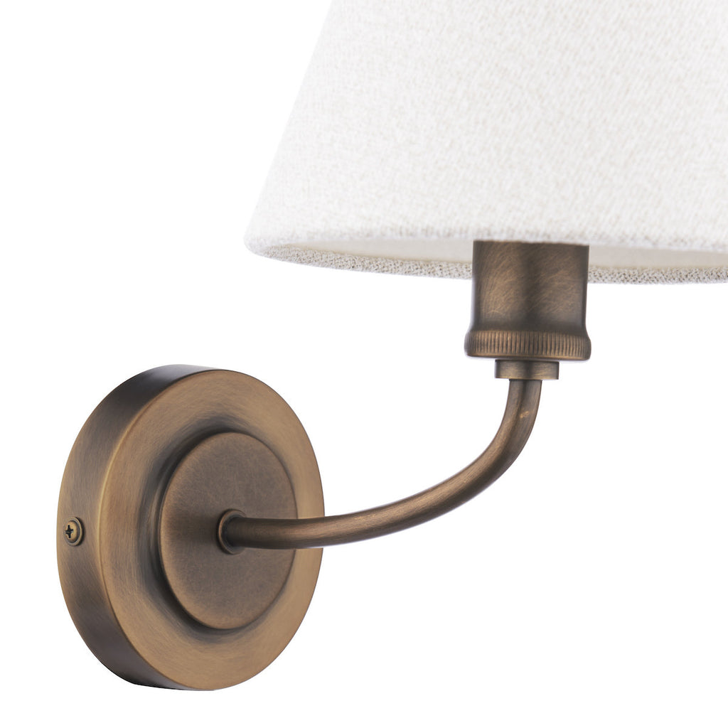 Applique Laura Ashley Denston in Bronzo Antico con Paralume