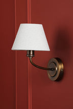 Applique Laura Ashley Denston in Bronzo Antico con Paralume