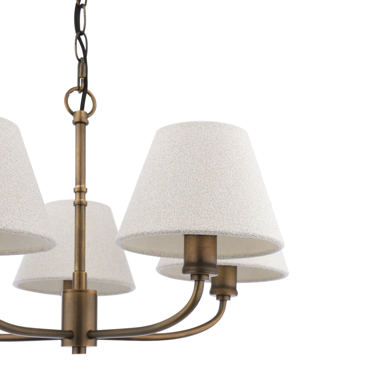 Laura Ashley Denston 5 Luci Pendenti Antico Bronzo Con Paralume