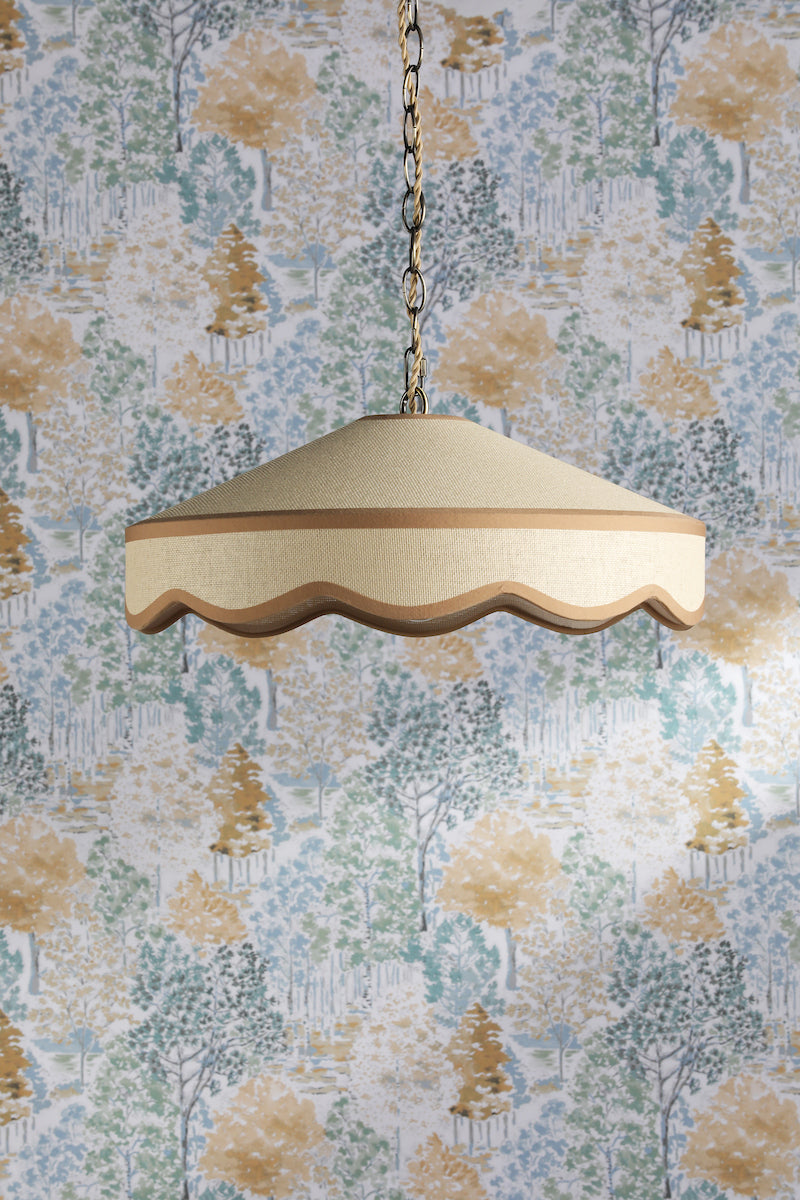 Lampadario in Legno Laura Ashley Buckenham