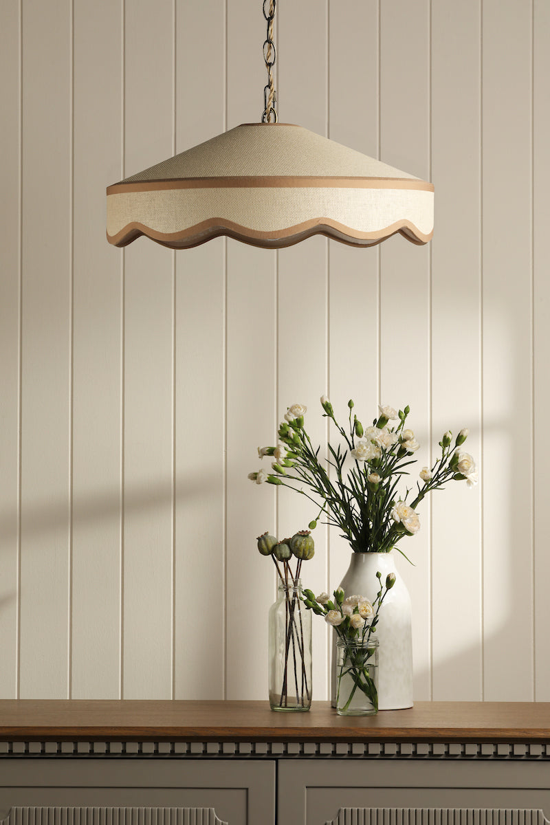 Lampadario in Legno Laura Ashley Buckenham