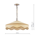 Lampadario in Legno Laura Ashley Buckenham