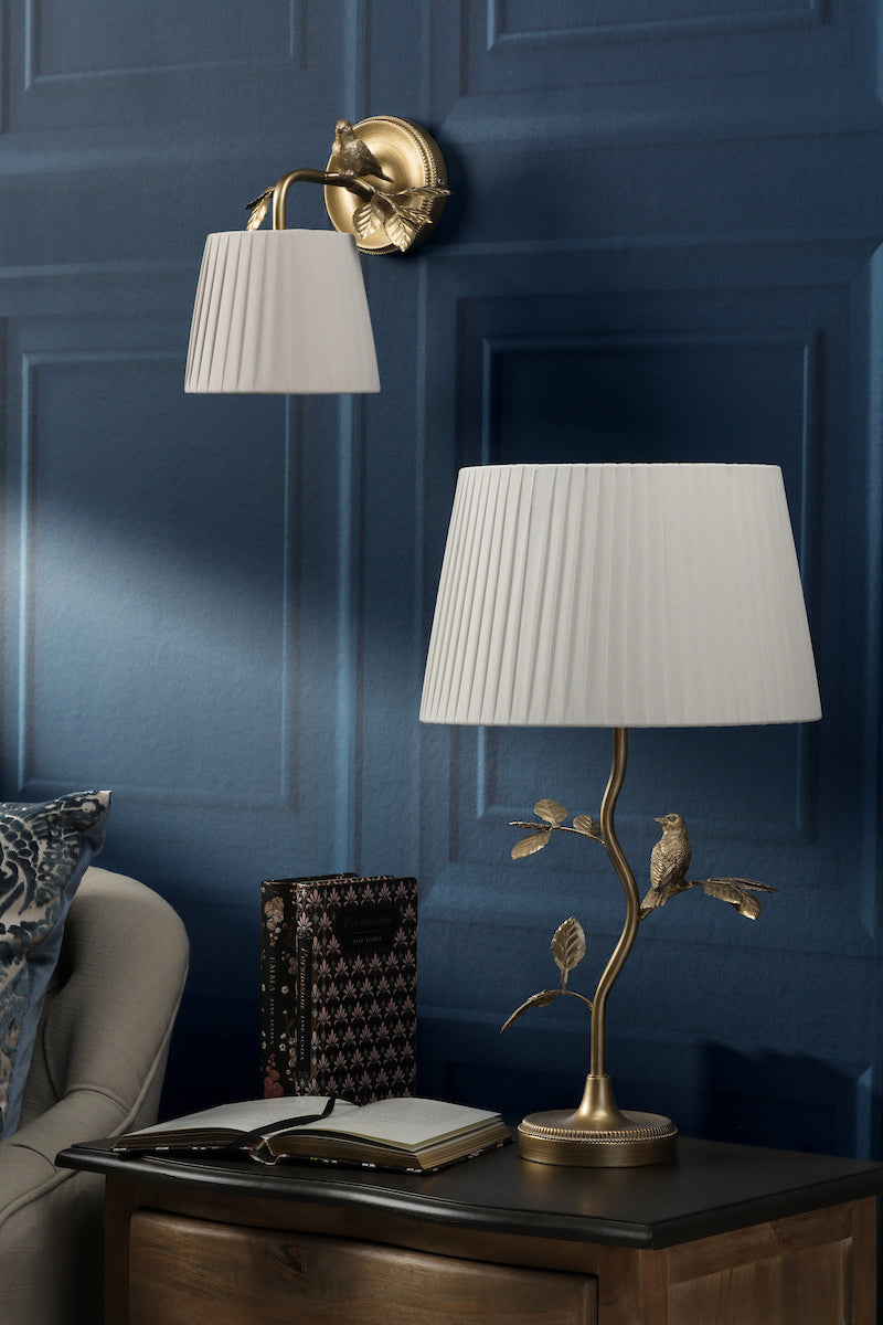 Applique Laura Ashley Egelton Ottone Antico Con Paralume