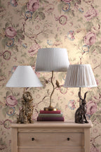Lampada da Tavolo Laura Ashley Hare Bronzo Antico con Paralume