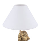 Lampada da tavolo Cocker Spaniel Laura Ashley Oro Antico con Paralume