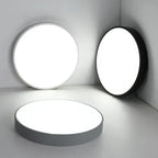 Lampada da soffitto LED rotonda con telaio in metallo
