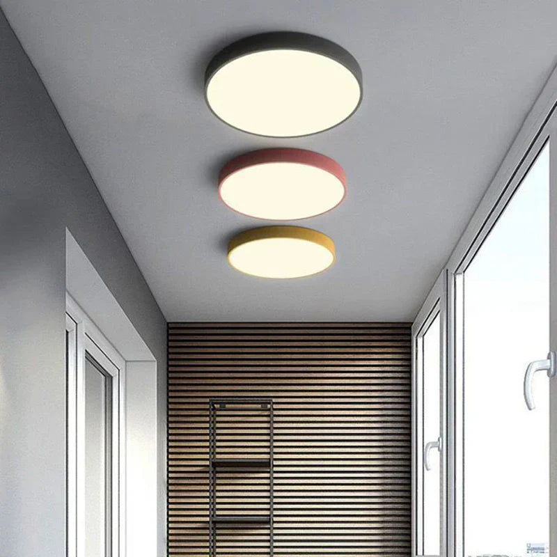 Lampada da soffitto LED rotonda minimalista moderna 1 luce