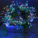 Illuminazione Natalizia a LED con Filo Argento – Fino a 1000 Lampadine LED Multicolore, IP44 per Interni ed Esterni