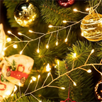 Illuminazione Natalizia a LED con Filo Argento – Fino a 1000 Lampadine LED Multicolore, IP44 per Interni ed Esterni