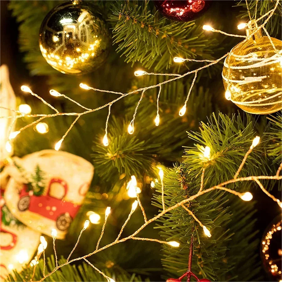 Illuminazione Natalizia a LED con Filo Argento – Fino a 1000 Lampadine LED Multicolore, IP44 per Interni ed Esterni
