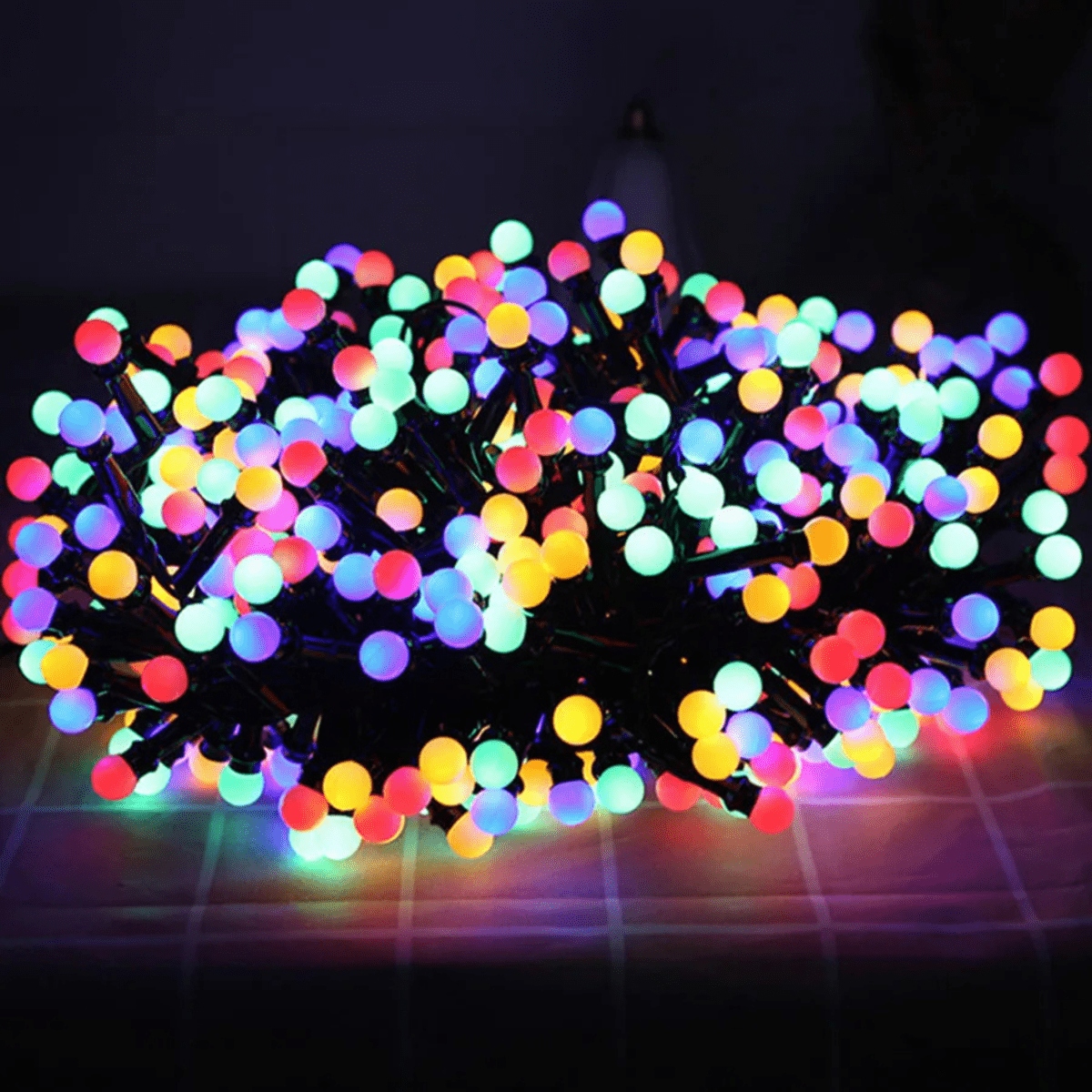 Illuminazione Natalizia a LED per Esterni – Stringa di Luci Resistente alle Intemperie con 8 Modalità di Luce
