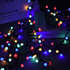 Illuminazione Natalizia a LED per Esterni – Stringa di Luci Resistente alle Intemperie con 8 Modalità di Luce