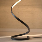 Lampada da Terra LED Scultorea – Lampada di Design a Spirale Moderna