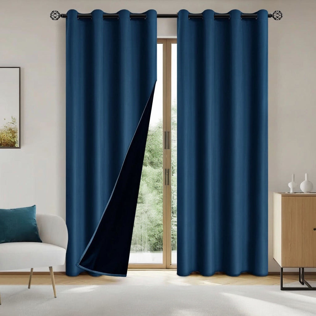 LUXEDRAPE - Tende 100% Blackout con Fodera Rivestita per un Comfort Totale