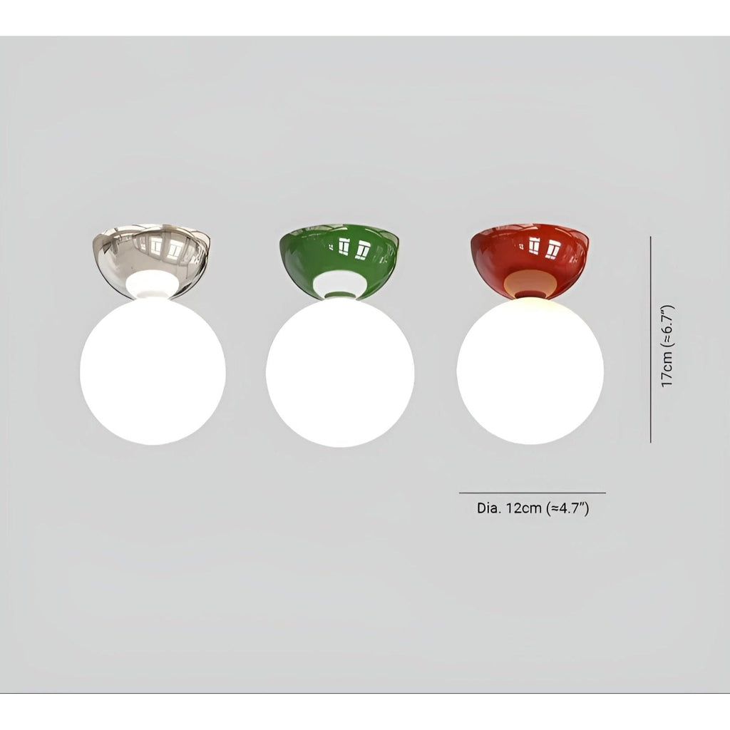DomeAura Light - Lampada da soffitto moderna con montaggio a filo