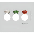 DomeAura Light - Lampada da soffitto moderna con montaggio a filo