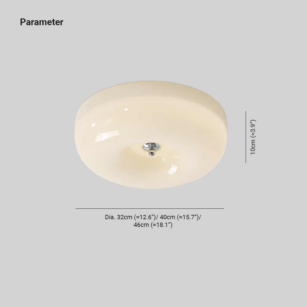 Lampada da Soffitto Candy Vetro Crema