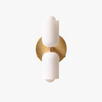 Lampada da parete moderna a LED Valentina Oro Nero per soggiorno e camera da letto