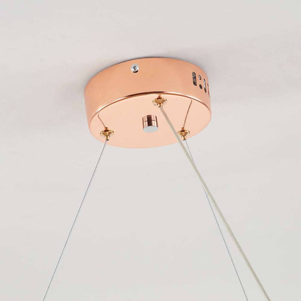 Arisha Lusso LED Lampada a Sospensione Catena Nappa