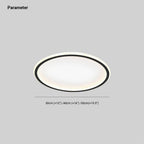 Quasso Flush Mount Ceiling Light Moderno LED Rotondo