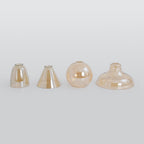 Arisha Industriale LED Lampada a Sospensione Vetro Chiaro/Ambra/Grigio Fumo