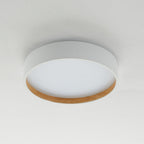 Arisha Moderne LED Plafoniere Metallo Bianca/Grigia/Nera Rotonda
